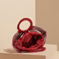 Sac fourre-tout JIOMAY pour femme, en cuir PU ajouré, forme demi-lune, sac à bandoulière avec chaînes métalliques, sac à main magnétique de luxe tendance