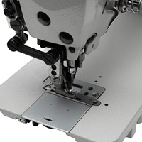 Machine à coudre industrielle haute vitesse 0358D, point noué, alimentation par aiguille intégrée, moteur intégré, avec coupe-fil, en fer