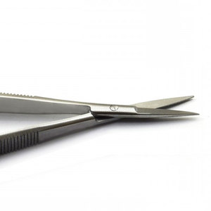 Ciseaux à ressort de qualité supérieure en acier inoxydable pour la beauté, instruments microchirurgicaux pour sourcils, vente chaude, OEM - Product Image 5