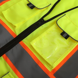Ruiyi Security Safety Vest HVW840 Lined Reflective <b>Work</b> <b>Clothes</b> For <b>Construction</b> And Warehouse Use - Product Image 4