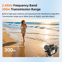 Microphone sans fil M6Q Quad, 5 couleurs, réduction de bruit IA, portée de 300 m, compatibilité étendue pour TikTok, YouTube, podcast, kit vlog