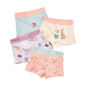 Gran oferta de ropa interior para niñas, bragas para niños, Calzoncillos Bóxer con estampado de dibujos animados bonitos, bragas de algodón 95% para niñas, ropa interior