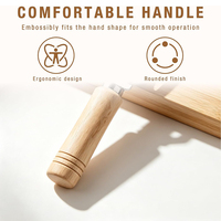 Groothandel RVS Groente- en Fruit Schilmes 2-in-1 Ergonomische Beukenhouten Handgreep Aardappelschiller Keukenhulp