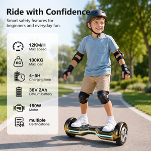 <span class=keywords><strong>Hoverboard</strong></span> Directo de Fábrica para Adultos, 36V, Alta Potencia, Motor Dual, Scooter Eléctrico Autoequilibrado, Resistente, para Aventuras al Aire Libre - Product Image 3