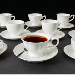 Élégant service à café et thé en céramique de conception d'impression créative de luxe léger vintage vente en gros meilleur prix de l'usine chinoise - Product Image 5