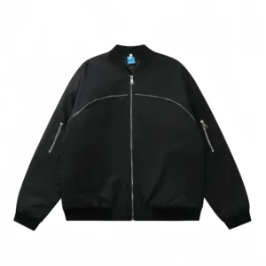 Giacca Casual Oversize da Uomo LAYENNE, Moda Streetwear con Tasche e Design con Molteplici Cerniere, Stile Y2k - Product Image 4