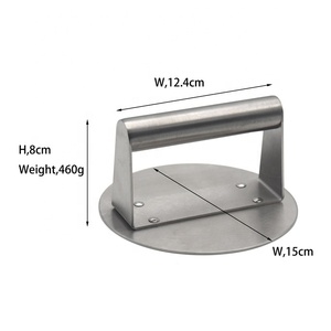 Gadgets de cocina de acero inoxidable, <span class=keywords><strong>hamburguesa</strong></span> redonda, <span class=keywords><strong>hamburguesa</strong></span>, carne, prensa - Product Image 6