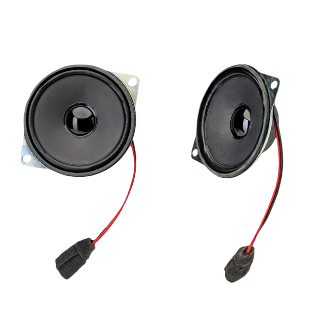 Premium 5W 8 100mm Plastic Car Full Range Speaker Assembly with Tweeter 86dB High Sensitivity Low Distortion Auto Audio