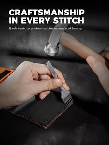 Thumbs-up Nhà cung cấp mỏng mỏng thẻ trường Hợp Chủ mở đóng cửa ngắn người đàn ông <span class=keywords><strong>Wallet</strong></span> trường hợp đối với Apple air Tag Kích thước - Product Image 3