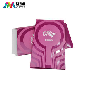 Caja de papel de regalo de embalaje de cartón, impresión a todo color con relieve de manchas de laque y logotipo UV - Product Image 6