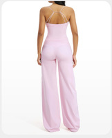Ensemble de yoga deux pièces respirant pour femme avec logo personnalisé, vêtements de sport et de fitness en gros, legging et soutien-gorge de sport