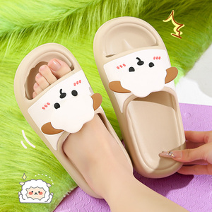 Dibujos animados 3D verano interior/exterior espuma para zapatillas para damas toboganes ligeros resistentes al desgaste con punta abierta <span class=keywords><strong>hazaña</strong></span> antideslizante - Product Image 5
