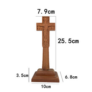 Cruz <span class=keywords><strong>de</strong></span> madera Decoración <span class=keywords><strong>de</strong></span> pared Cruces <span class=keywords><strong>de</strong></span> madera tallada/Crucifixes8 <span class=keywords><strong>de</strong></span> Jerusalén - Product Image 3