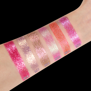 Polvere Scintillante Duochrome per Viso, Ombretto Metallico Glitterato, Pigmenti Olografici per Occhi con Effetto Cangiante <span class=keywords><strong>Rosso</strong></span> Rosa - Product Image 5