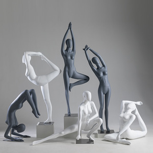 <span class=keywords><strong>Mannequin</strong></span> de sport et de yoga pour <span class=keywords><strong>femme</strong></span>, corps entier, très vendu, avec un teint réaliste, corps en fibre de verre mat pour vitrine - Product Image 2