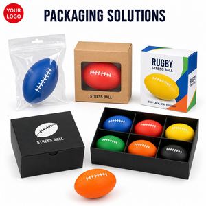 Ballon de rugby promotionnel personnalisé avec logo, jouet anti-stress en PU pour événements sportifs, cadeau d'entreprise - Product Image 6