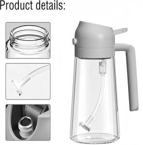 Wholesale Multifunction <b>Glass</b> 2 in 1 Oil Vinegar Dispenser Bottle Olive Sprayers <b>Spray</b> for Kitchen Cooking - Product Image 6