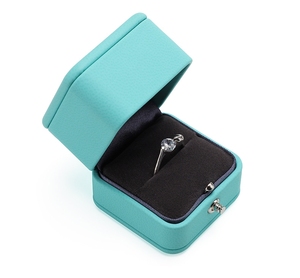 Caja de Joyería de Cuero PU Personalizable al por Mayor, Caja de Joyería Pequeña y Portátil, Exquisita Caja para Anillos - Product Image 3
