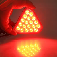 Luces Traseras LED Universales para Automóviles, de Alta Luminosidad, 12V, Triangulares, para Estacionamiento, Múltiples Modelos, Luz de Advertencia, Venta al Por Mayor