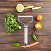 Dunschiller Groenten Fruit Rvs Rvs Mes Kool Raspen Salade Aardappelsnijder Keuken Kookgereedschap Brede Mond
