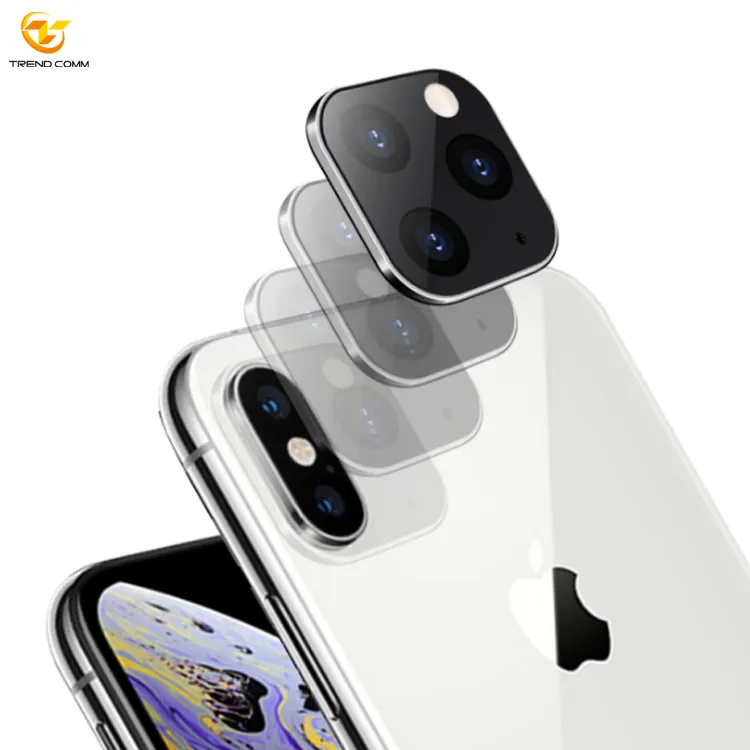 2020 Newest Explosion Modified Case Lens Metal Lens Camera Change 11 Lens Sticker for iPhone X