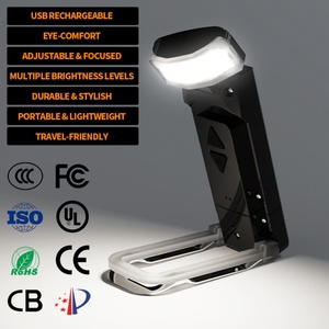 Newest Foldable Mini LED Book Reading <b>Light</b> USB Rechargeable 3 Brightness Bookmark <b>Light</b> Kids Book <b>Light</b> for Reading - Product Image 1