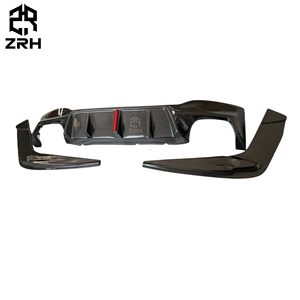 אביזרים אוטומטי סיבי פחמן סיבי 3d סגנון פגוש אחורי מפזר עבור bmw <span class=keywords><strong>5</strong></span> סדרה G30 g38 ספוילר אחורי - Product Image 3