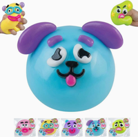 Jouet sensoriel interactif anti-stress Dog Face Swaps Squishy Fidget Toy, boîte mystère, modèle de dessin animé, designs populaires, logo personnalisé