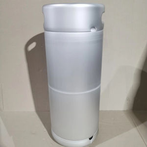 Petit <span class=keywords><strong>fût</strong></span> <span class=keywords><strong>de</strong></span> <span class=keywords><strong>bière</strong></span> vide, échantillon gratuit 2l 64oz, chargeur en acier inoxydable passif <span class=keywords><strong>rechargeable</strong></span>, corps en métal en soie Laser - Product Image 1