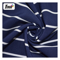 Tela de Poliéster y Elastano con Diseños de Flores, Rayas y Puntos, 95% Poliéster, 5% Elastano, Elástica en 4 Direcciones, para Vestidos, para Perú