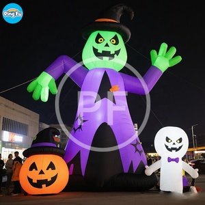 Personalizado Halloween inflable bruja <span class=keywords><strong>fantasma</strong></span> Halloween calabaza inflable al aire libre patio inflable Halloween fiesta decoraciones - Product Image 6