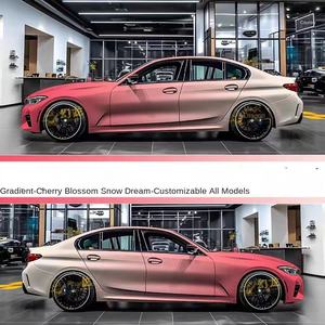 فيلم رسوم متحركة متدرج للسباقات من جاندام ، هيكل السيارة بالكامل ، ملصق تغيير اللون لإضفاء الطابع الشخصي على هيكل السيارة - Product Image 4