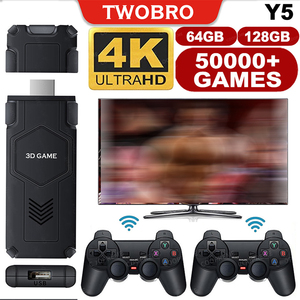 เครื่องเล่นเกมคอนโซล HDTV ความละเอียดสูง 4K รุ่นใหม่ Y5 สำหรับใช้ในบ้าน พร้อมวิดีโอเกมไร้สาย 2.4G - Product Image 5