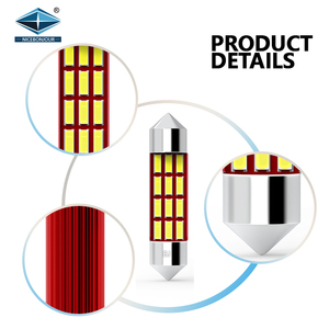 C5W bubbl 31 36 39 41mm 4014 chip LED Canbus C10W nuova condizione 12V auto LED luce di lettura interna lampada a cupola - Product Image 6