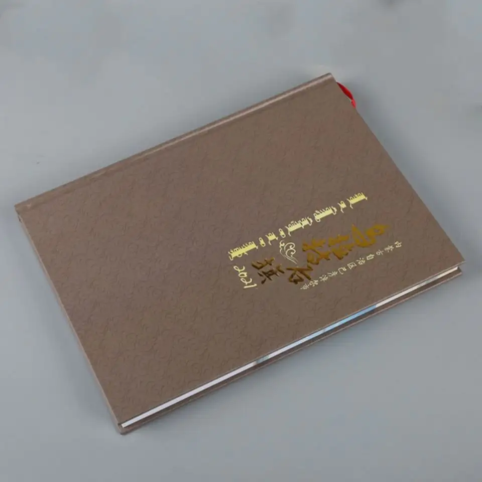Professional printing factory customized photo album case bound book landscape photography hardcover book printing
