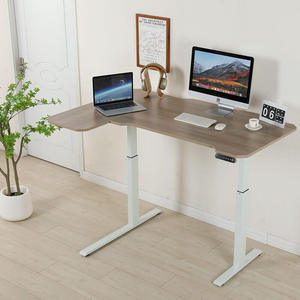 Động cơ kép Chiều cao có thể điều chỉnh L hình điện đứng bàn với thiết kế cong đứng lên bảng 4 phím Bộ nhớ - Product Image 5