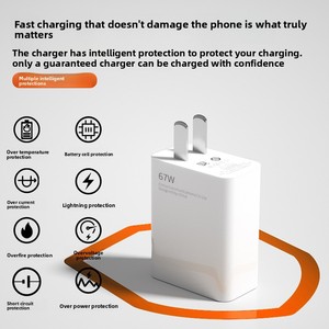 Compatible con el <span class=keywords><strong>Cargador</strong></span> Superrápido de 67W QC2.0 para <span class=keywords><strong>Redmi</strong></span> <span class=keywords><strong>Note</strong></span> 10/<span class=keywords><strong>9</strong></span>/11/13 Pro 12 Ultra K60 K5 - Product Image 4
