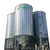 Grande grange 3000 tonnes d'entrepôt d'isolation en acier inoxydable Réservoir de stockage de grains de blé