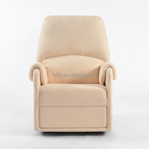 Sillón Reclinable Eléctrico Individual de Tela para Sala de Estar o Cuarto de Niños, Sillón Giratorio y Mecedora - Product Image 5