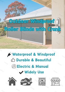 Bandes en caoutchouc durables pour stores enrouleurs coupe-vent d'extérieur avec manivelle en Australie et en Nouvelle-Zéland - Product Image 5