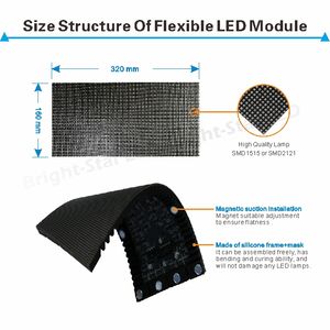 Écran LED circulaire personnalisé OEM, couleur pleine, cube, arc, cylindre, mur, incurvable, affichage LED créatif, utilisation en intérieur, modèle P2, <span class=keywords><strong>Brightstar</strong></span> - Product Image 5