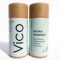 Emballage biodégradable en carton Push up Déodorant Stick Containers Kraft Lip Balm Paper Tube
