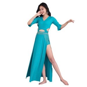 Vestido de <span class=keywords><strong>Danza</strong></span> <span class=keywords><strong>del</strong></span> <span class=keywords><strong>Vientre</strong></span> de Una Pieza con Aberturas en la Cintura para Mujer, Sexy, con Lentejuelas y Abertura Alta, Traje de <span class=keywords><strong>Danza</strong></span> <span class=keywords><strong>del</strong></span> <span class=keywords><strong>Vientre</strong></span> para <span class=keywords><strong>Clases</strong></span> de <span class=keywords><strong>Danza</strong></span> Oriental y Escenario - Product Image 6