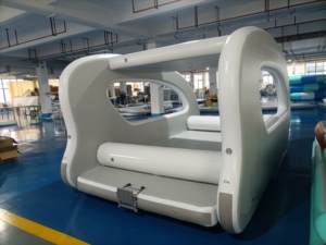 Nuova <span class=keywords><strong>Serie</strong></span> di Tendenza: Goditi la Vita con la Casa Galleggiante Elettrica Gonfiabile, Yacht, Catamarano con Motore - Product Image 3