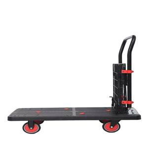 Carrello Pieghevole per Trasporto Pesante con Ruote in PU per Casa, Magazzino e Officine - Product Image 3