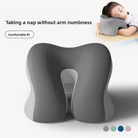 Oreiller de sieste en soie de lait pour bureau, salle de classe, étudiants, pause déjeuner, utilisation sur table, enfants et positions allongées