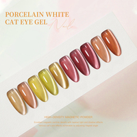 Kit de vernis à ongles en gel DIY de créateur en gros, liquide longue durée, sans HEMA, non toxique, végétalien, écologique, vernis magnétique effet œil de chat