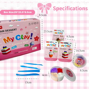 Argile mousse légère, super douce, non toxique, de haute qualité, séchée <span class=keywords><strong>à</strong></span> l'air, pour l'artisanat éducatif, <span class=keywords><strong>en</strong></span> promotion - Product Image 2