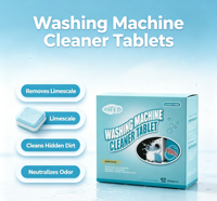 Tablettes effervescentes portables pour tambour de lave-linge – Entretien quotidien des appareils électroménagers – Élimination de la saleté – Nettoyant pour machine à laver