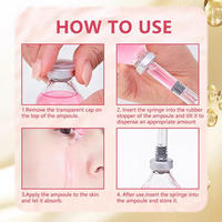 Ampoule d'essence faciale PDRN Niacinamide Marque Blanche Hydratation Profonde Éclat Lisse Teint Uniforme